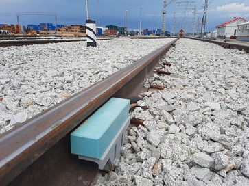 Installation of ESSO-M system on Apparatnaya Station of Sverdlovsk Railroad